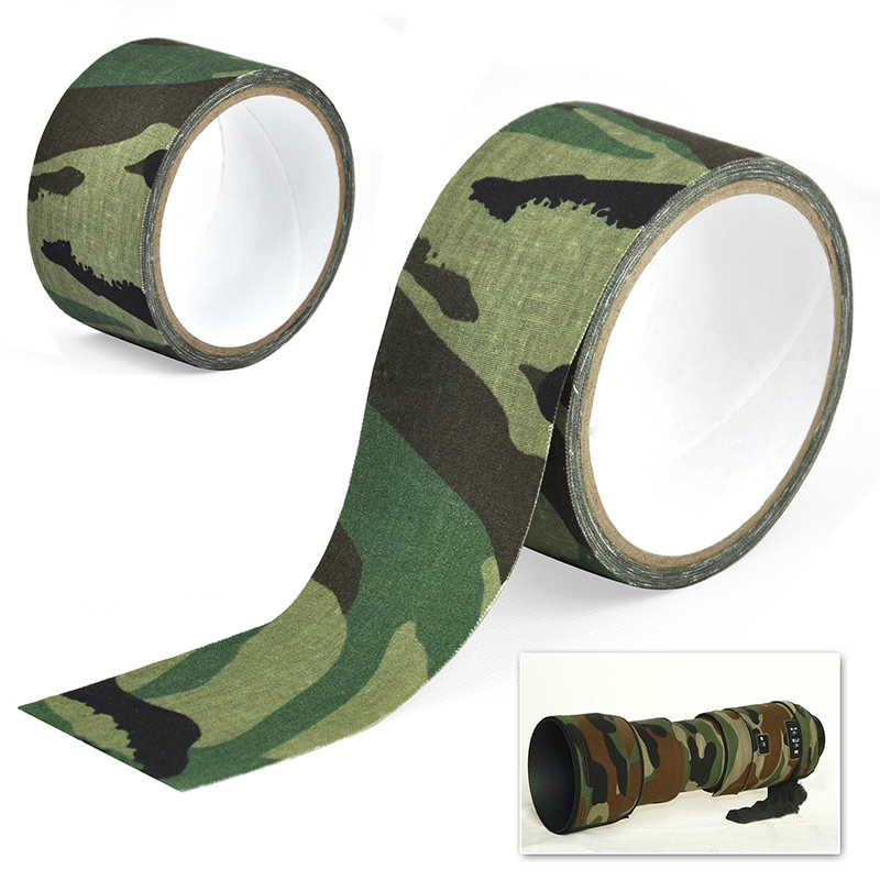 Outdoor Hunting Prints - Fita camuflada à prova d'água, autoadesiva,