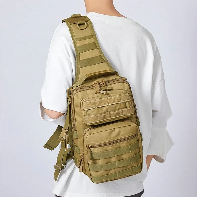 Outdoor Hunting Bag - Bolsa de peito tática masculina, grande