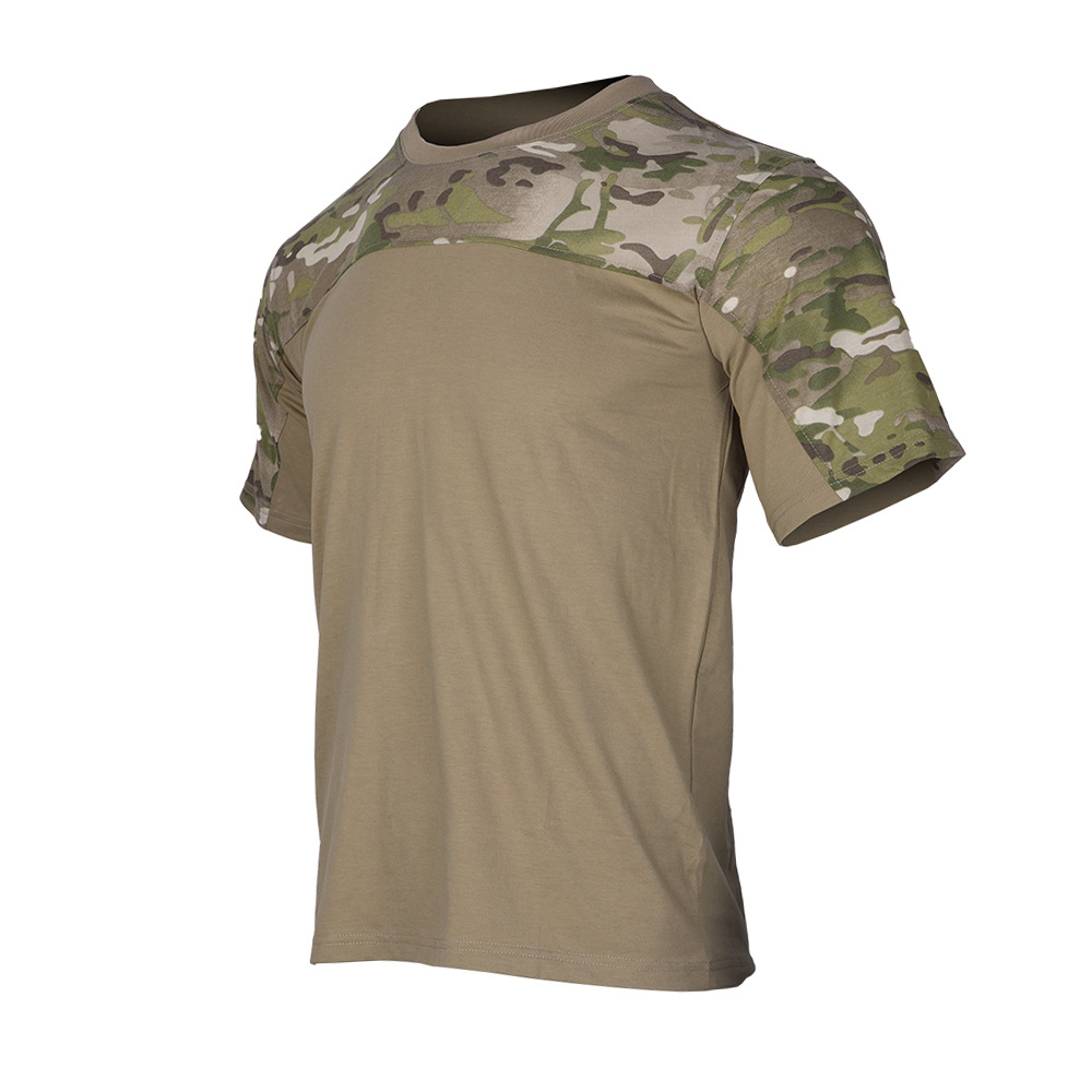 Outdoor Hunting T Shirts - Camo respirável camiseta masculina, T-shirt de