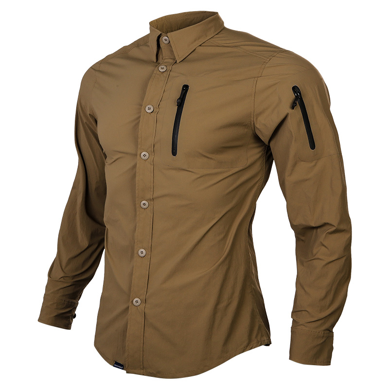 Outdoor Hunting T Shirts - Emersongear azul lable triplo tecnologia tac-camisa