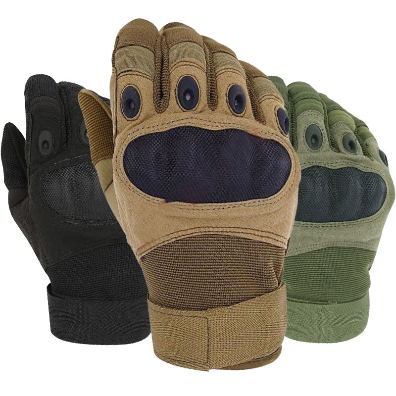 Hunting Outdoor Logos - Luvas Táticas de Dedo Inteiro com