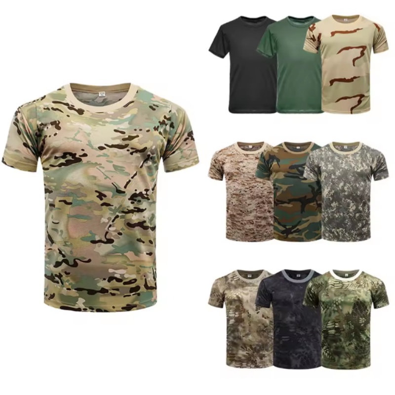 Outdoor Hunting T Shirts - Camisetas Masculinas para Esportes ao Ar