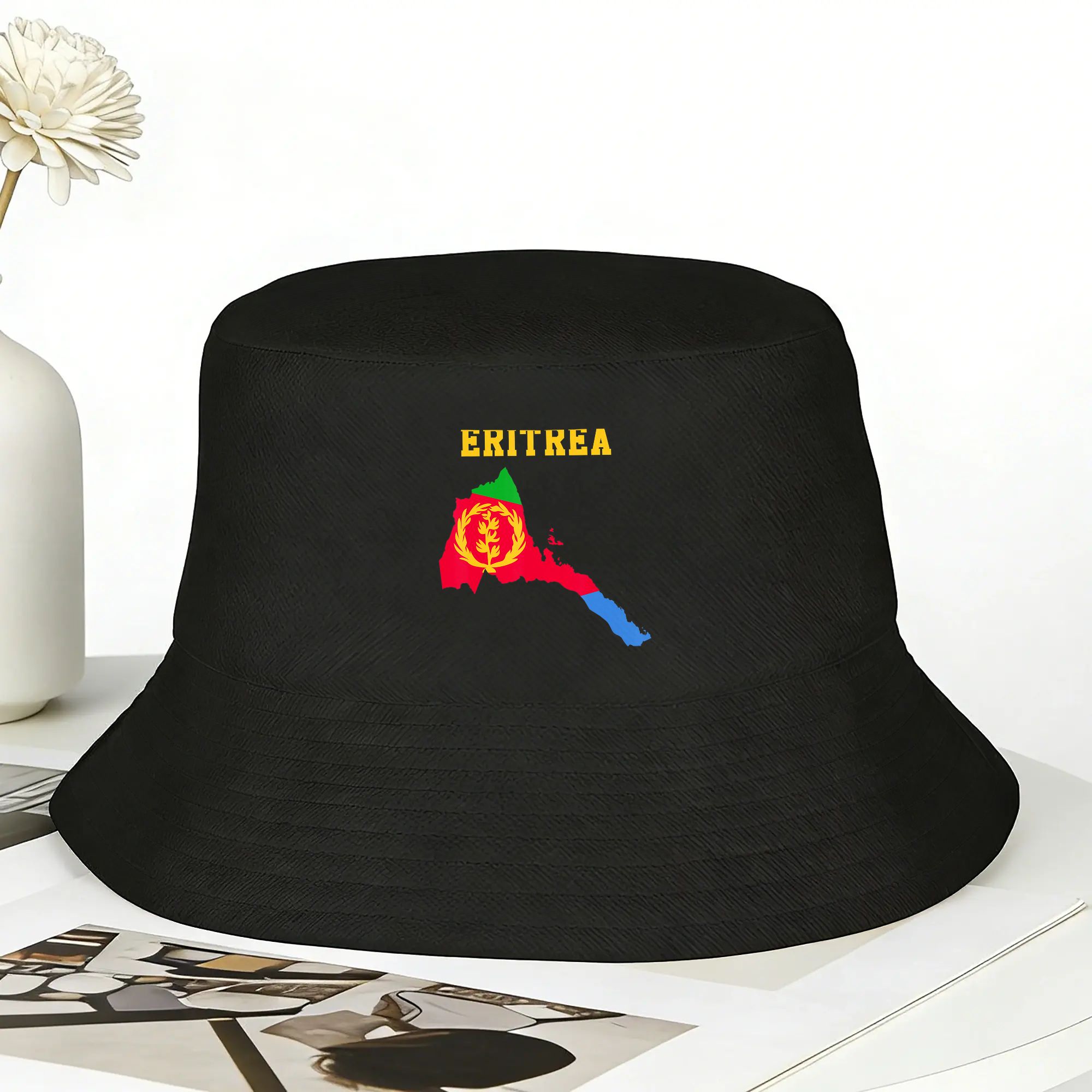 Outdoor Hunting Maps - Chapéu Bucket com Mapa e Bandeira