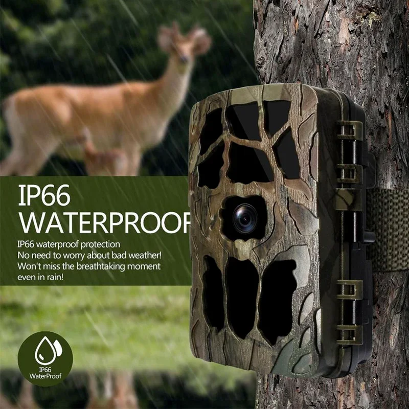 Trail Camera Infrared - H982 IP66 à prova d'água 4K