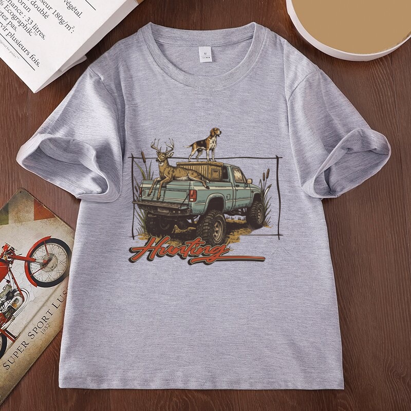 Hunting Dog Outdoor - Camiseta de Caça com Estampa de