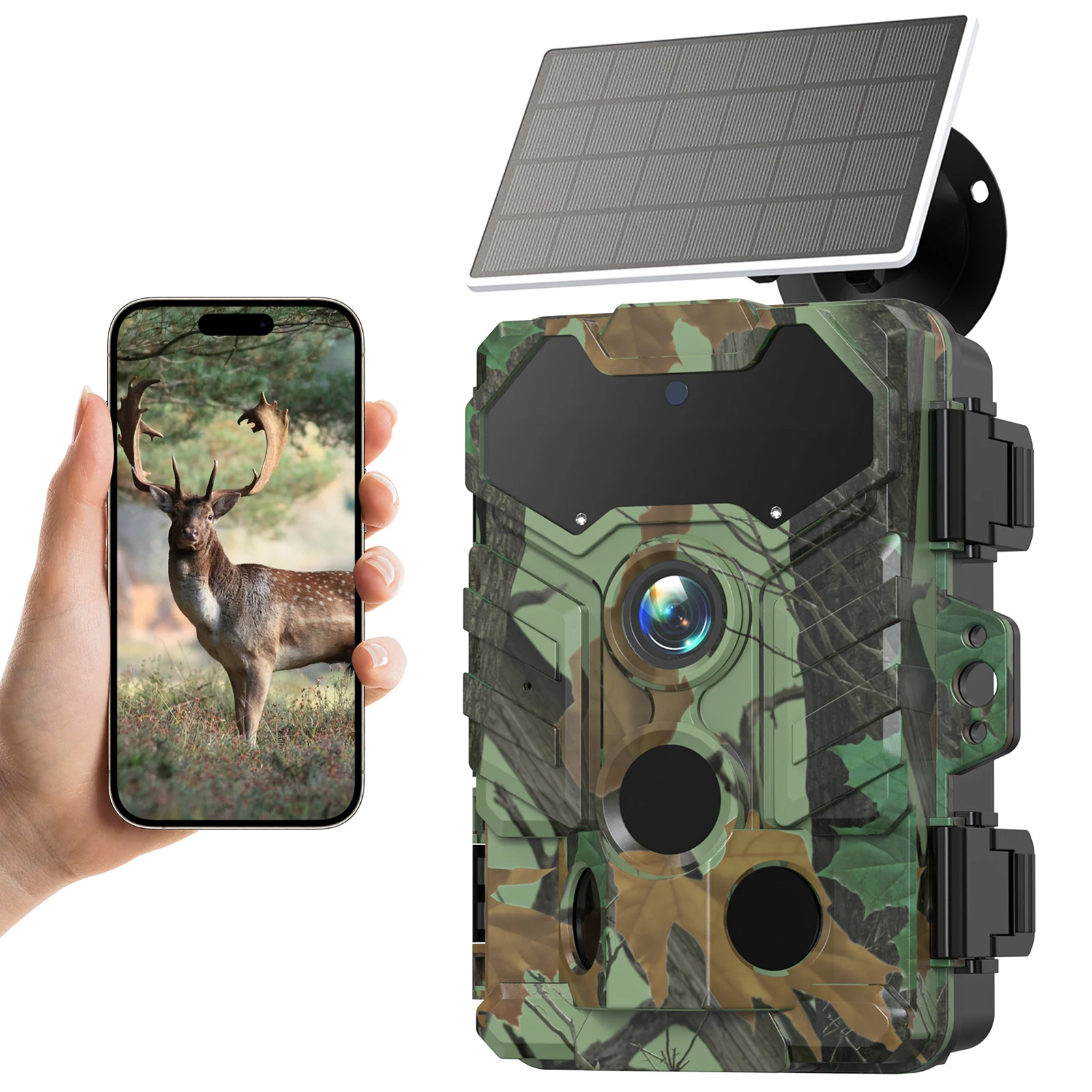 Outdoor Hunting Camera Wireless - Câmera solar ao ar livre sem