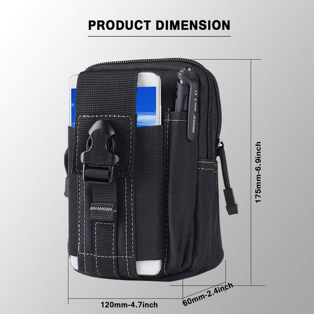 Bolsa tática molle para cinto, - Outdoor Hunting Bag avaliação e preço