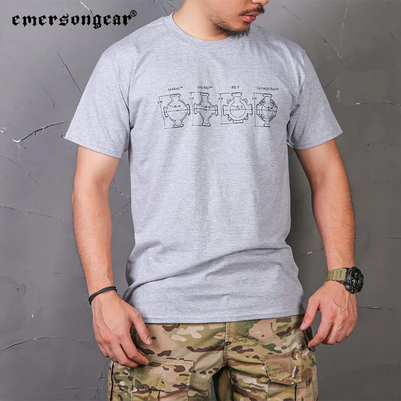 Emersongear cultura tática cam - Outdoor Hunting T Shirts avaliação e preço