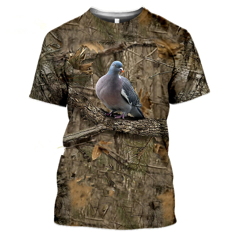 Verão casual masculina camiset - Outdoor Hunting T Shirts avaliação e preço