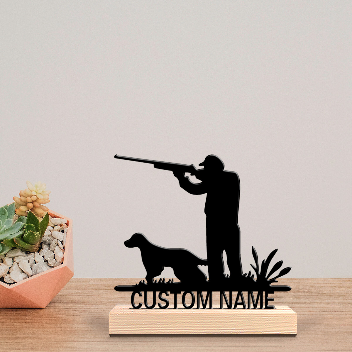 1 peça de Estátuas de Metal Pe - Hunting Outdoor Decor avaliação e preço