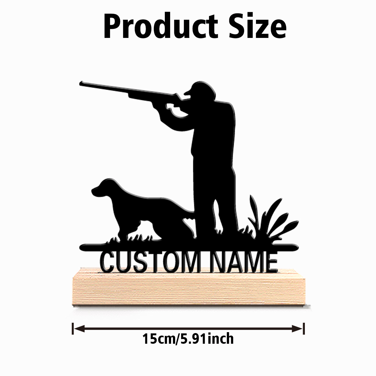 1 peça de Estátuas de Metal Pe - Hunting Outdoor Decor avaliação e preço