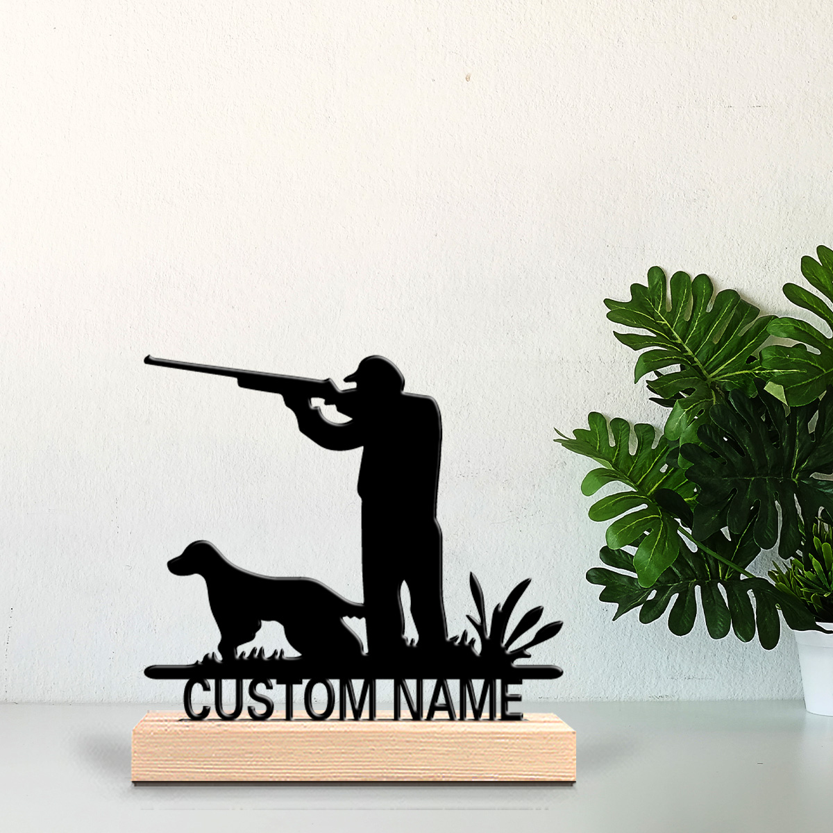 1 peça de Estátuas de Metal Pe - Hunting Outdoor Decor avaliação e preço
