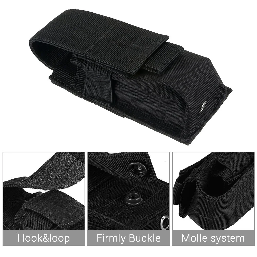 Molle tático m5 lanterna bolsa - Outdoor Hunting Magazines avaliação e preço