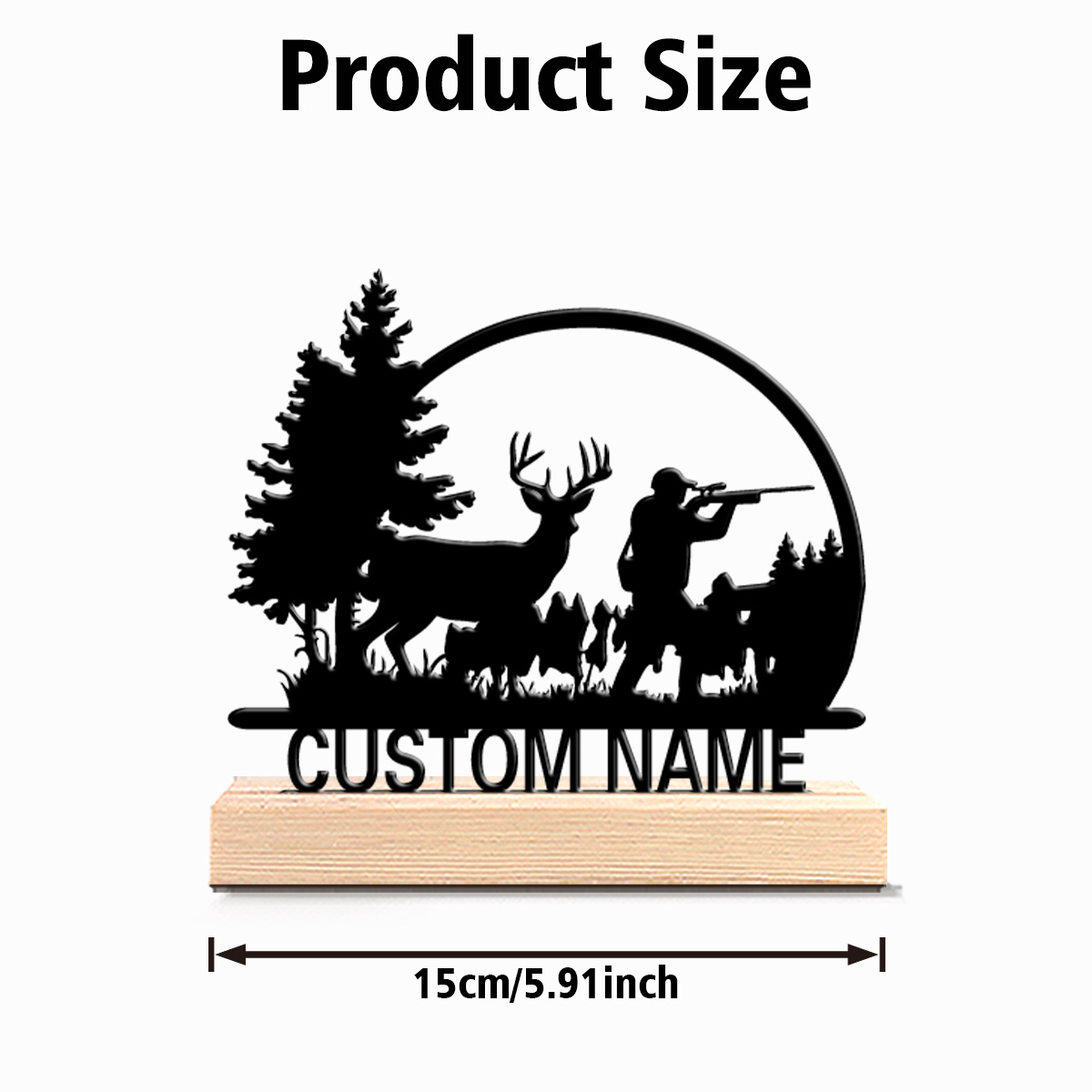1 peça de Estátua de Metal Per - Hunting Outdoor Decor avaliação e preço