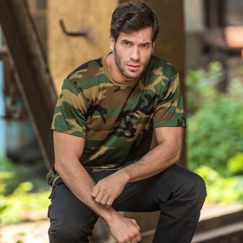 Camisetas Masculinas para Espo - Outdoor Hunting T Shirts avaliação e preço