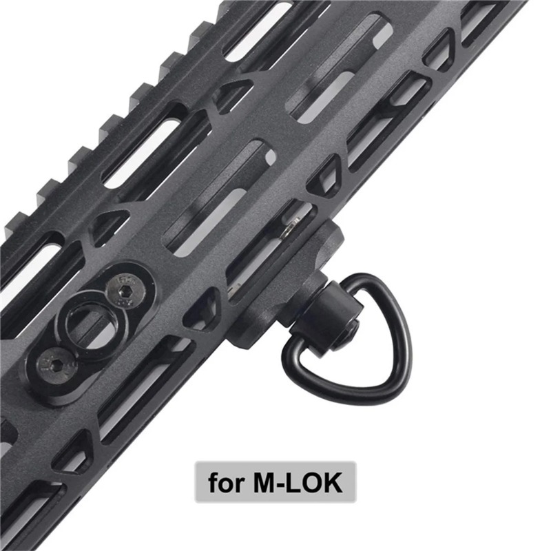 1/2 pçs rifle botão qd liberaç - Rifle Sling Swivel avaliação e preço