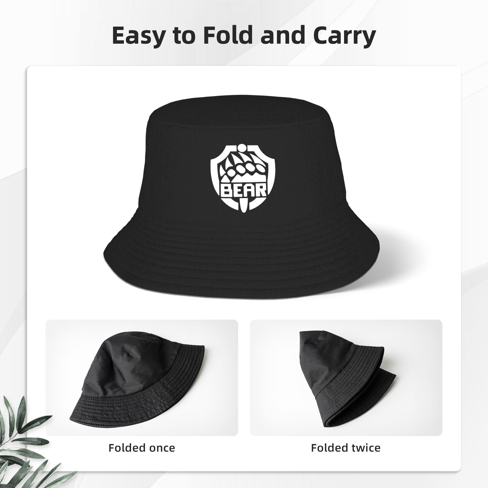 Chapéu Bucket com Logo Bear de - Hunting Outdoor Logos avaliação e preço