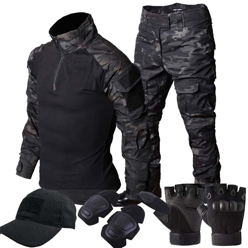 Ru camo tático uniforme ao ar  - Outdoor Hunting T Shirts avaliação e preço